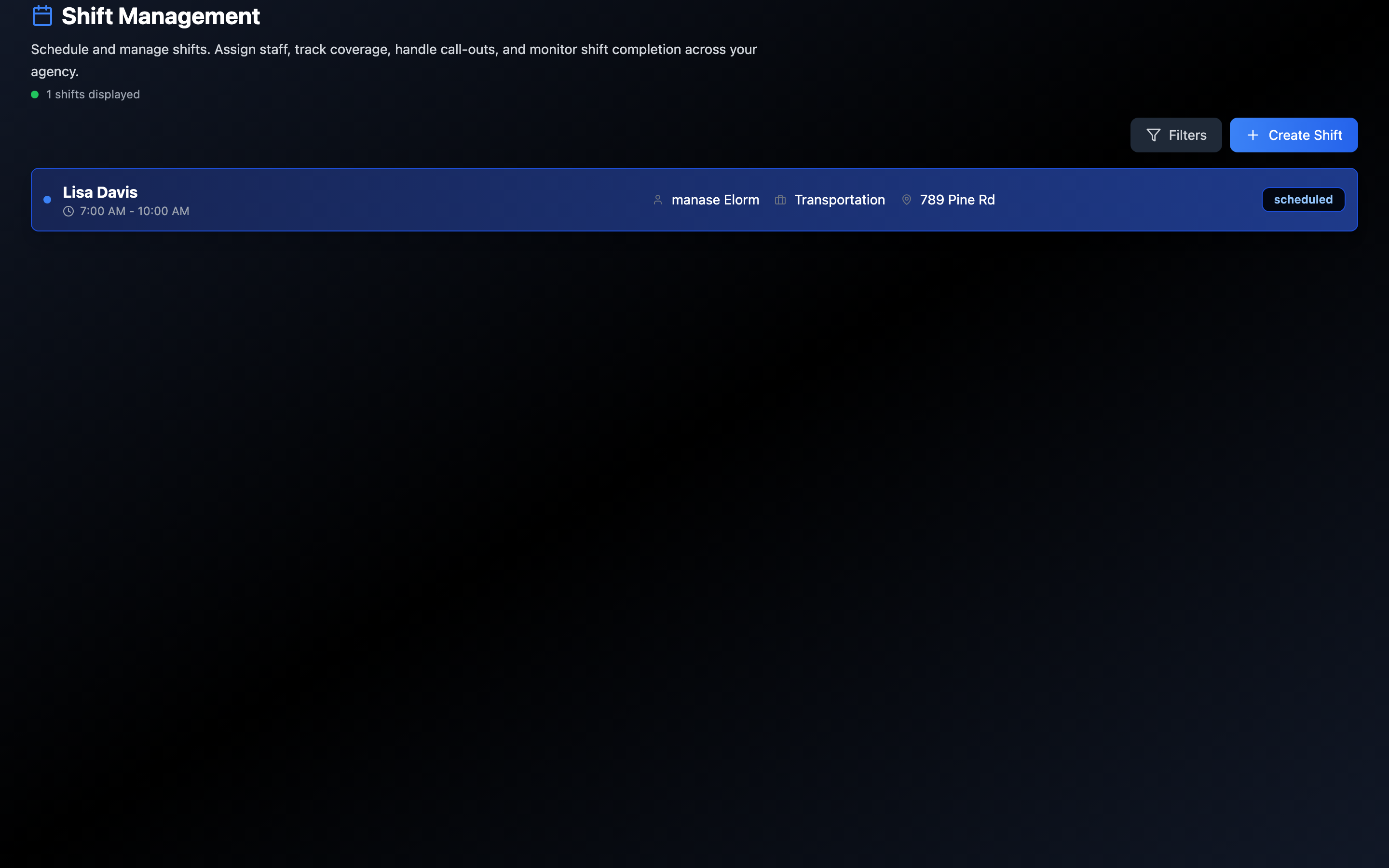 Coverage Forecast - Predict staffing gaps before they occur